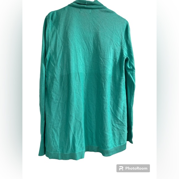 Liz Claiborne turquoise open cardigan - Picture 2 of 2
